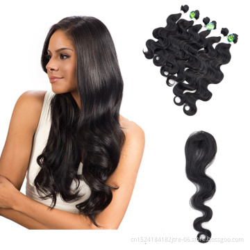 imported fiber wholesale price body wave darling synthetic hair weaving, darling soft full head synthetic hair extensions